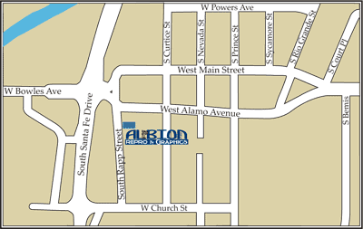 Map of Main Street Littleton